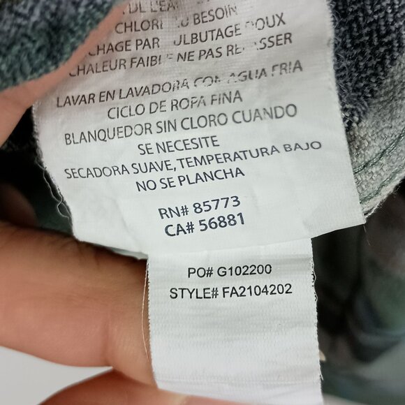 ONeill Mens Winslow Plaid Button Up Long Sleeve Shirt Size M Olive Green Shacket - Picture 7 of 8